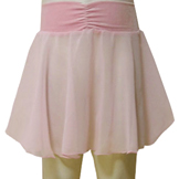 허리벨벳 아동 쉬폰치마 4부 13인치 (허리: 밴드형)